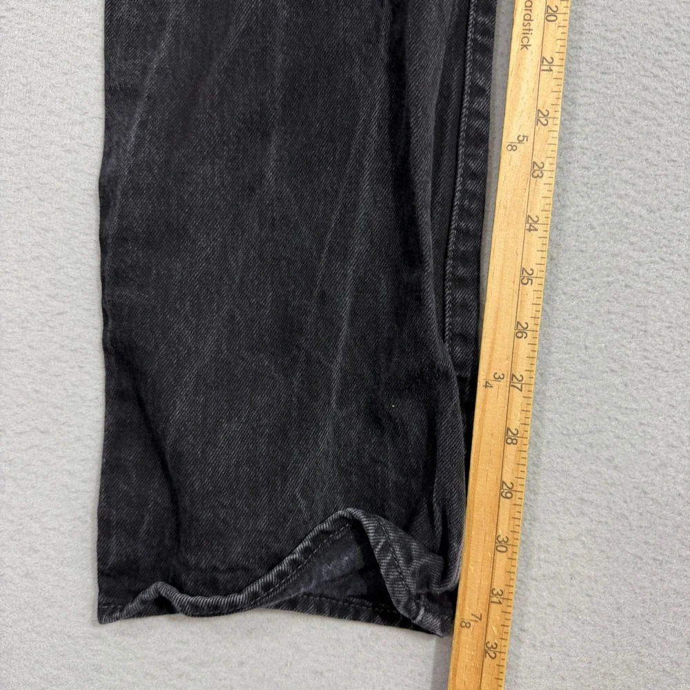 Levis 501xx Jeans Men's 33x32 Black Original Fit Button Fly Denim Western Rodeo